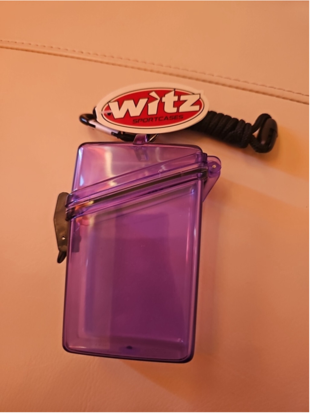 See It Safe Waterproof Id/badge Holder Case, Purple